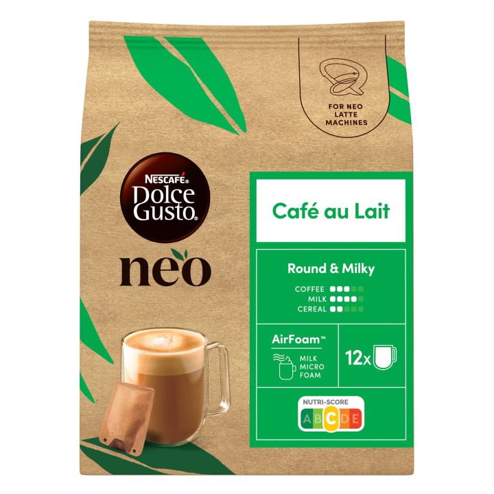 Capsulas Nescafé® Dolce Gusto® NEO Café au Lait 12 unidades