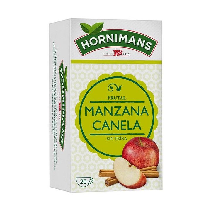 Infusión de manzana y canela, 20 bolsitas Hornimans