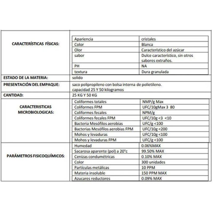Azúcar Blanco 1kg | Azúcares Ros