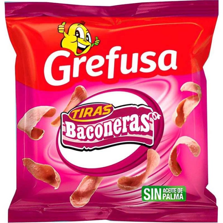 Tiras Baconeras Grefusa bolsa de 33 gramos