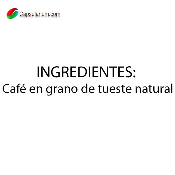 Valor nutricional SUPREMO Espresso L'OR