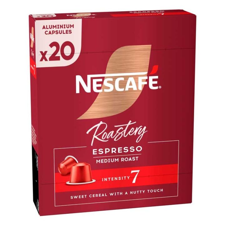 Nescafe Roastery Espresso Intenso 7 - 20 capsulas compatibles Nespresso