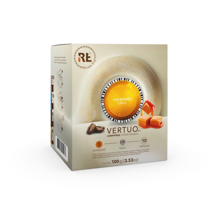 Cápsulas Caramelo 230ml Vertuo® baratas | Renato Expresso 10 uds
