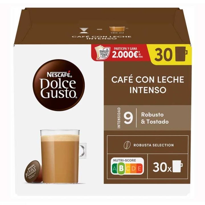 Magnum 30 Cafe au Lait Intenso DG | 30 Capsulas
