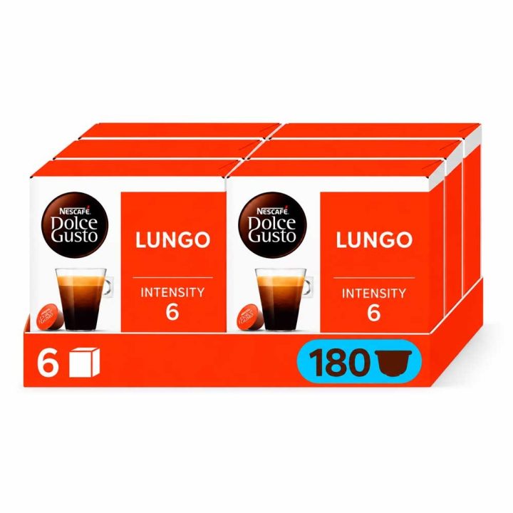 Lungo 100% arábica Magnum 180 cápsulas Dolce Gusto