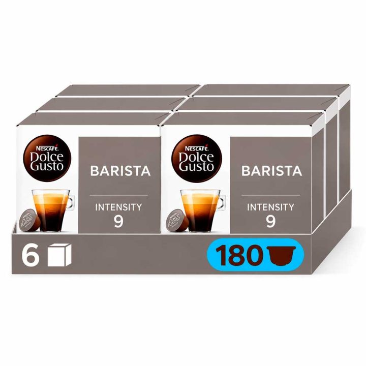 Pack 6 Cajas Espresso Barista Dolce Gusto Magnum 180 Cáps.