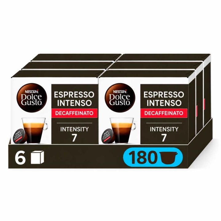 Espresso Intenso descafeinado 180 cápsulas Dolce Gusto