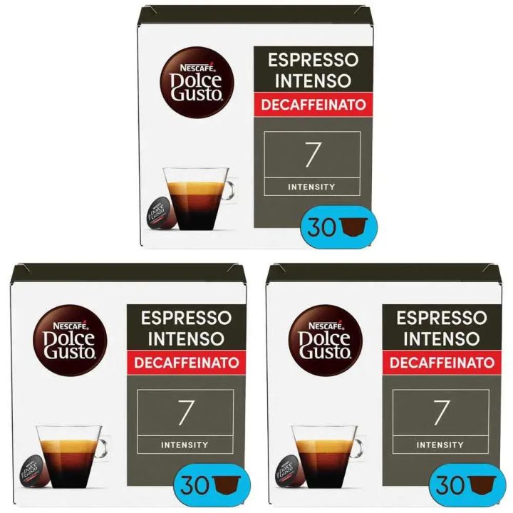Espresso Intenso descafeinado 180 cápsulas Dolce Gusto