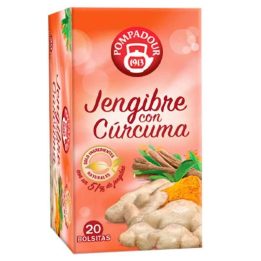 Jengibre con Cúrcuma Pompadour 20 infusiones