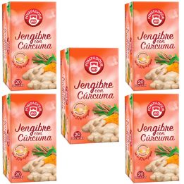 5 cajas Jengibre con Cúrcuma Pompadour