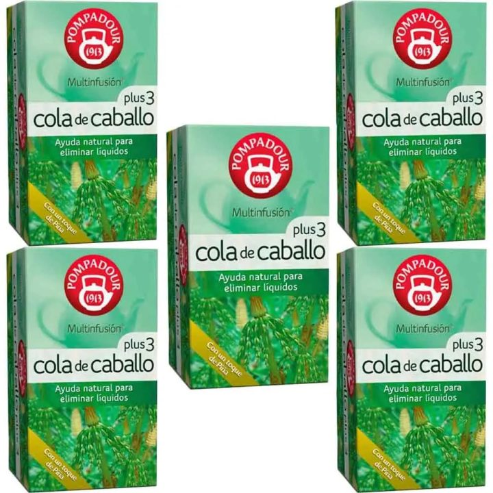 5 cajas Cola de Caballo Plus 3 Pompadour