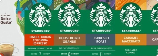 Surtido Starbucks Dolce Gusto