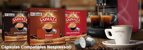 Capsulas Saimaza Nespresso