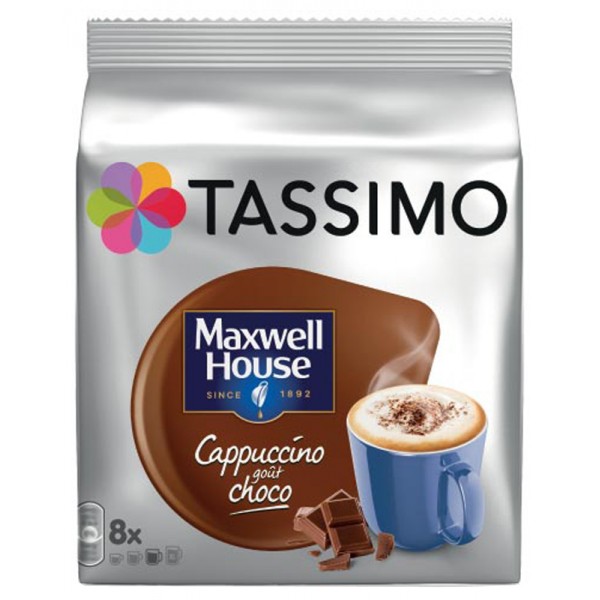SENSEO Cápsulas de café Cappuccino Choco, 8 cápsulas