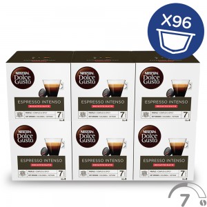 NESCAFÉ® Dolce Gusto® Espresso Intenso Descafeinado x 6, 96 Cápsulas