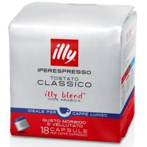 illy IPERESPRESSO Espresso Lungo 18 Cápsulas