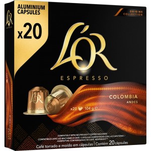 L'OR Espresso Colombia compatibles Nespresso® 20 cápsulas