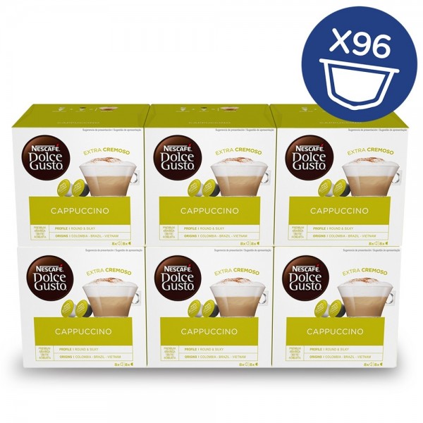 Pack 6 Capsules cappuccino Neo par Dolce Gusto Nescafé