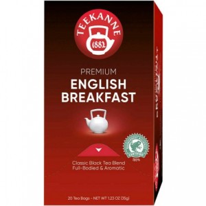 Teekanne Premium Finest English Breakfast Tea Classic Tea Blend 20 Tea Bags