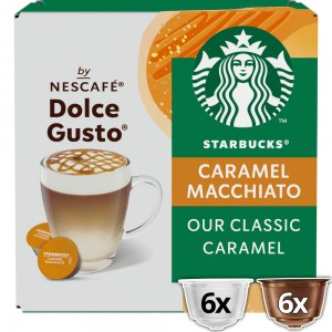 Caramel Macchiato Starbucks 12 Cápsulas by NESCAFÉ® Dolce Gusto®