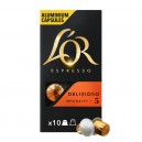 L'OR Espresso Delizioso compatibles Nespresso® 10 cápsulas