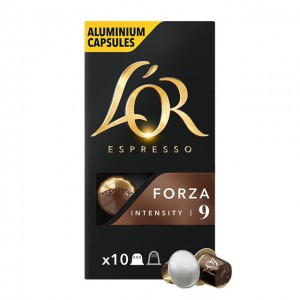 L'OR Espresso Forza compatibles Nespresso® 10 cápsulas