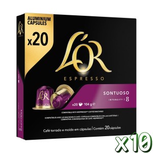 L'OR Espresso Sontuoso compatibles Nespresso® 200 cápsulas