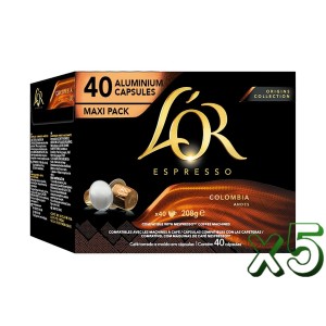 L'OR Espresso Colombia compatibles Nespresso® 200 cápsulas