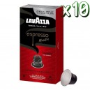 Pack 10 Lavazza Espresso Classico 100 Cápsulas Compatibles Nespresso®*