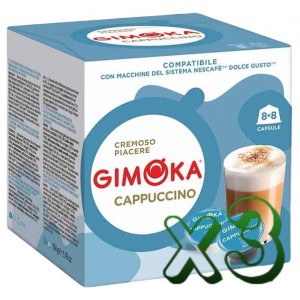 Gimoka Cappuccino compatibles Dolce Gusto® 48 Cápsulas