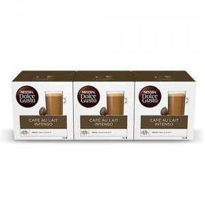 NESCAFÉ® Dolce Gusto® Café con Leche INTENSO x 3, 48 Cápsulas