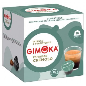 Gimoka Espresso Cremoso compatibles Dolce Gusto®* 16 Cápsulas
