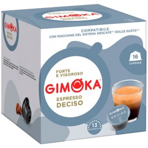 Gimoka Espresso Deciso compatibles Dolce Gusto® 16 Cápsulas