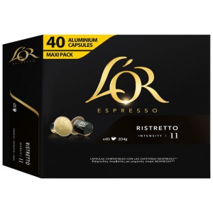 L'OR Espresso Ristretto compatibles Nespresso® 40 cápsulas