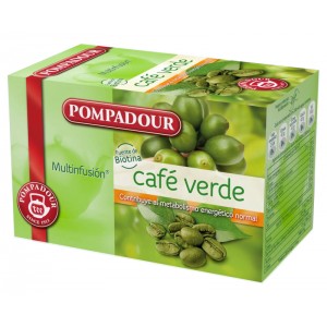 Café Verde Pompadour 20 bolsitas