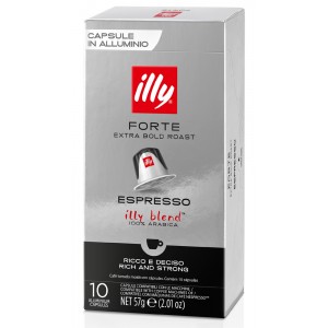 illy Forte  10 Cápsulas Compatibles Nespresso®*