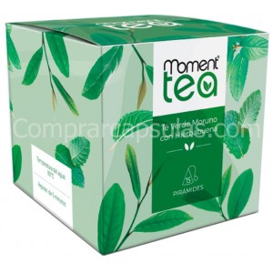 MOMENT TEA Té Verde Moruno con Hierbabuena 15 Piramides