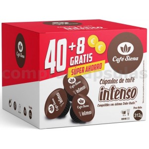 Café Siena Intenso 40+8 Cápsulas Compatibles Dolce Gusto®*