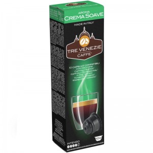 Tre Venezie Crema Soave 10 cápsulas sistema Caffitaly®