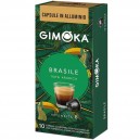 Gimoka Brasile Aluminio 10 cápsulas compatibles Nespresso®