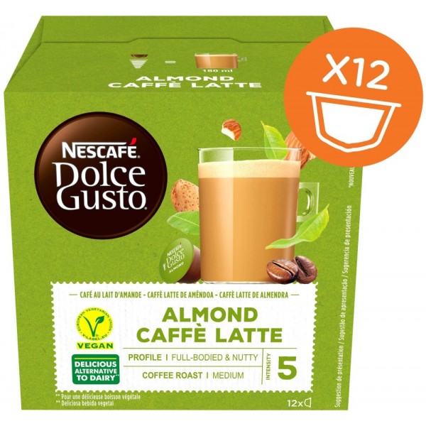 CRMart - Compra Aquí! Nescafé® Dolce Gusto® Almond Macchiato, Caja de 12  Cápsulas! Descubre nuestra edición limitada NESCAFÉ DOLCE GUSTO Latte  ALMENDRA, sin lactosa y 100% vegetal. Esta taza tiene un perfil