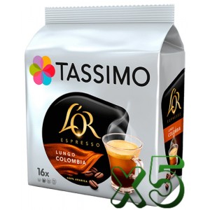 Lote 5 Tassimo L'OR Lungo Colombia