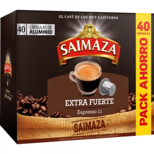 Saimaza Extra Fuerte compatibles Nespresso®* 40 Cápsulas