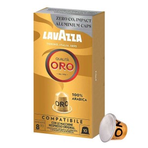Lavazza Aluminio Espresso Qualita Oro 10 Cápsulas Compatibles Nespresso®*