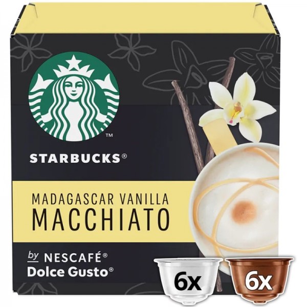 Macchiato Vanilla Starbucks 12 Cápsulas by NESCAFÉ® Dolce Gusto® - Comprar  Cápsulas