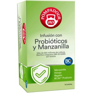 Probióticos y Manzanilla Pompadour 15