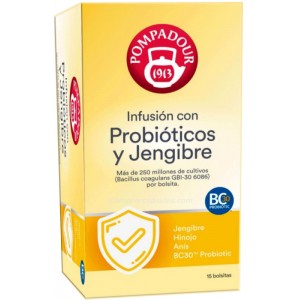 Probióticos y Jengibre Pompadour 15