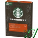 Lote 7x18 Starbucks Colombia by Nespresso® 126 cápsulas