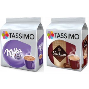 Pack Tassimo 1 Milka + 1 Suchard