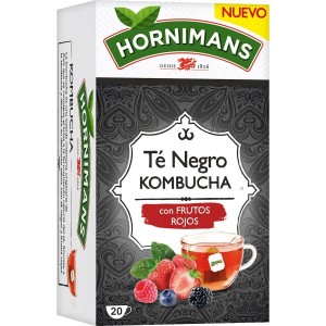 Hornimans Té negro kombucha con frutos rojos 20 bolsitas